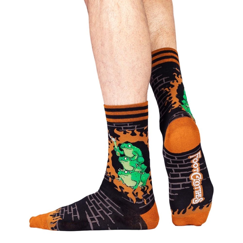 Footclothes - Frogs Against Fascism Socks - Multicolours
